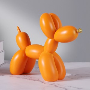 2022 Wholesale Art Multiple colors Balloon Dog Home Decor Resin Animal Statue Custom Dogs Figurines Desktop Decoration