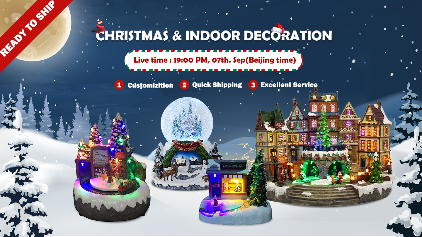 Melody New Online Live Stream-Led musical Christmas Villages