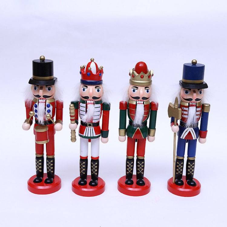 New Arrival China Pre Lit Nutcracker - Melody hanging Puppet Toys, German Wooden custom nutcracker soldier Christmas ornaments – Melody