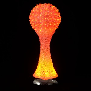 2023 Custom Home party decor artificial Led flower light flower ball crystal vase