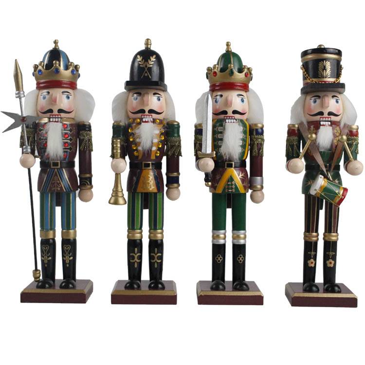 2018 High quality Nutcrackers For Front Porch - Hot sell amazon cascanueces de navidad wooden carving toy nutcracker soldier ornament – Melody