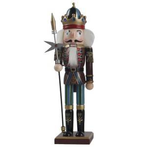 Hot sell amazon cascanueces de navidad wooden carving toy nutcracker soldier ornament