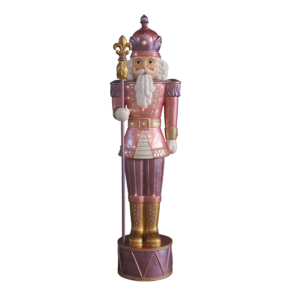 China wholesale Personalized Christmas Nutcrackers - Big size Indoor and outdoor notenkraker nussknacker decoration, polyresin life size Christmas nutcrackers – Melody