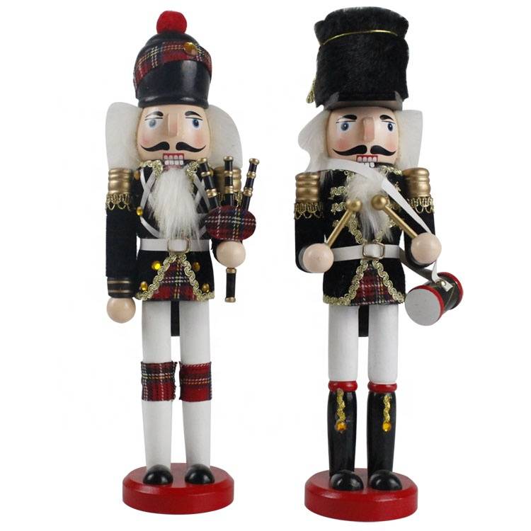 Factory Cheap Hot The Nutcracker Christmas Tree - Wholesale tabletop Traditional Puppet Wooden soldier nutcracker figures Christmas decorations – Melody