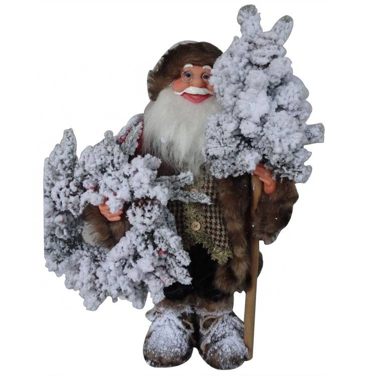 High Quality Antique Santa Claus Figurines - Animated Life Size Santa Claus christmas decoration for supermarket – Melody