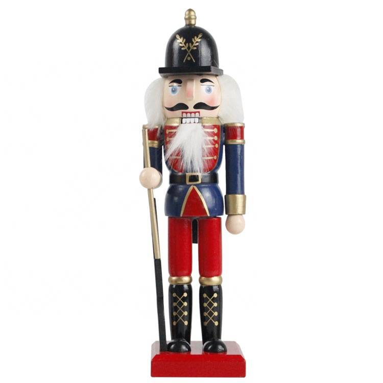 China wholesale Diy Wooden Nutcracker - Wholesale Melody big Christmas Decor Hand painted wooden trumpet soldier nutcracker toy – Melody