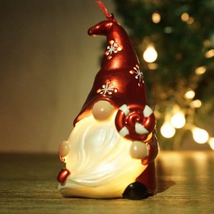 LED Christmas creative dwarf hanging Christmas tree decorations resin crafts gnome home hanging decorations