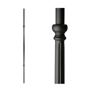 Monte Carlo Plain Fluted Bar Wrought Iron Baluster/Spindle