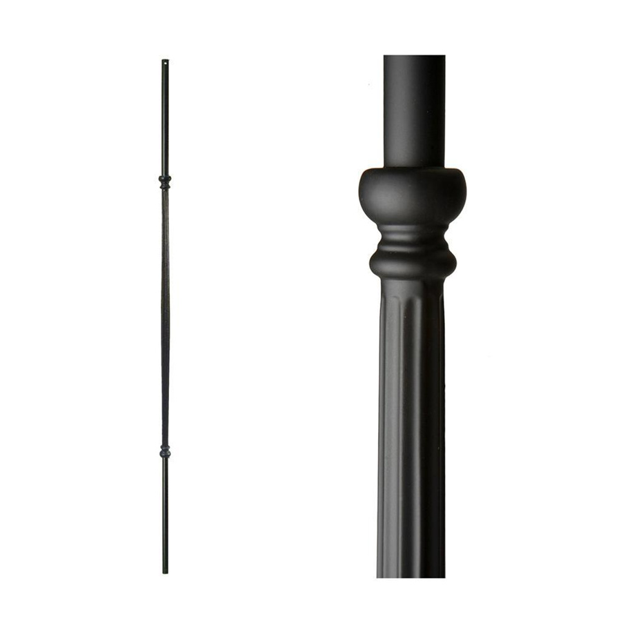 Wholesale China 44 Inch Wrought Iron Balusters Company Factories - Monte Carlo Plain Fluted Bar Wrought Iron Baluster/Spindle  – Primewerks