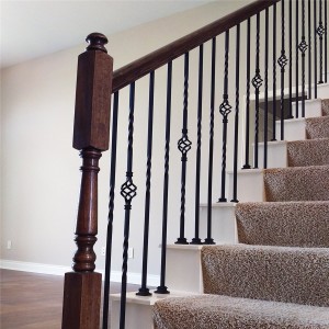 Single Twist Wrought Iron Baluster/Spindle
