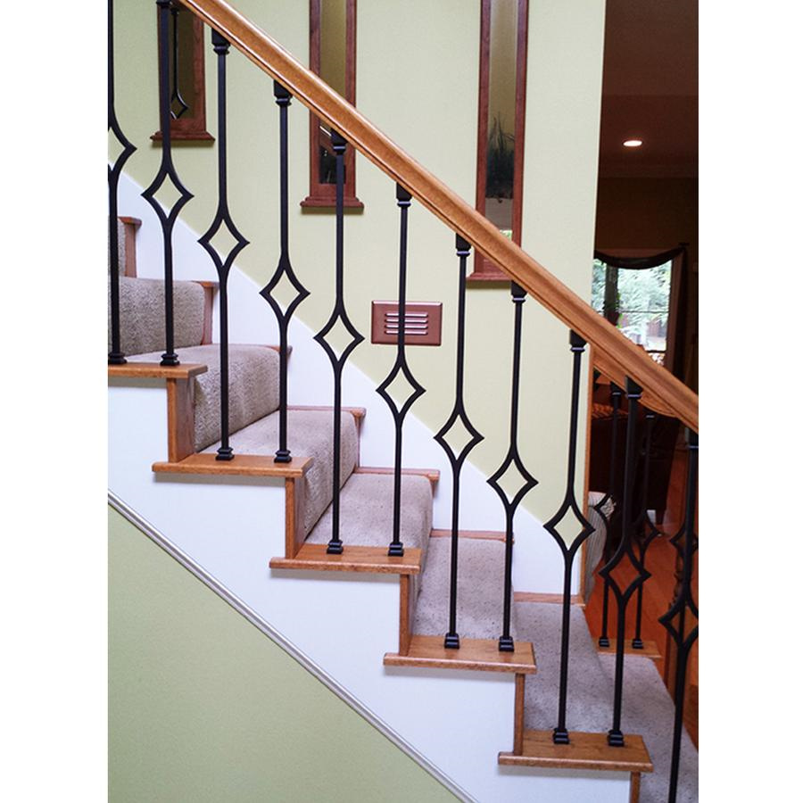 Wholesale China Metal Stair Railing And Spindles Manufacturers Suppliers - Modern Single Diamond Wrought Iron Baluster/Spindle  – Primewerks detail pictures