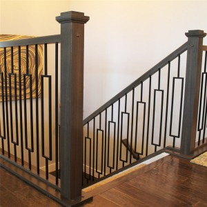Single Rectangle Modern Wrought Iron Baluster/Spindle