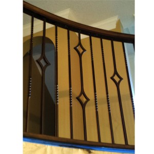 Modern Double Diamond Wrought Iron Baluster/Spindle