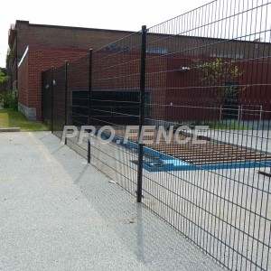 3D Curved Welded Wire Mesh Fence for commercial and residential application