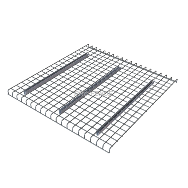 Wire decks for pallet racking system