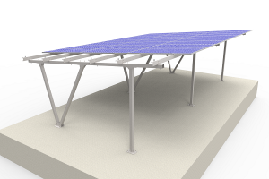 Double post Solar Carport Mounting System