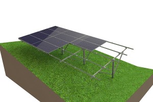 Steel Single pile solar mount system