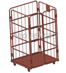 China Wholesale Mesh Box Products - Heavy duty roll cage trolley for material transportation and storage (4 Sided) – Pro