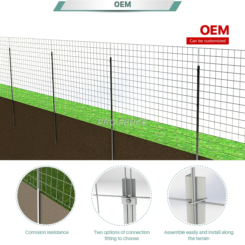 China Wholesale 3d Triangle Bending Panel Fence Exporters - Galvanized welded wire fence for agriculture and industrial application – Pro