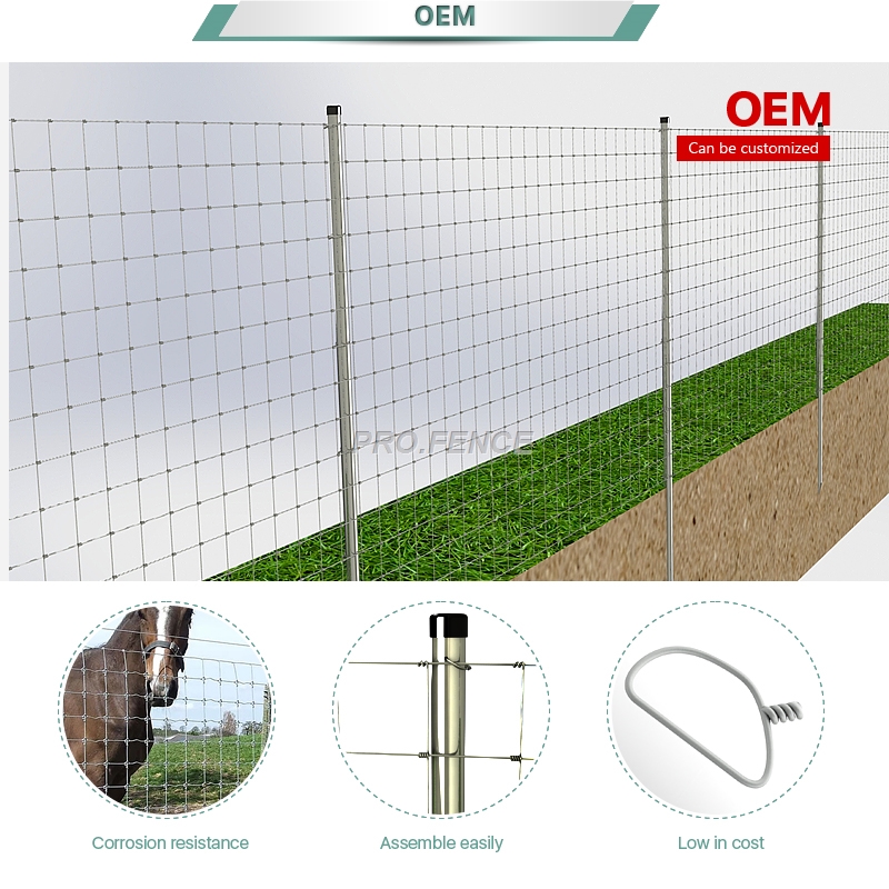 Farm fence for cattle, sheep, deer, horse