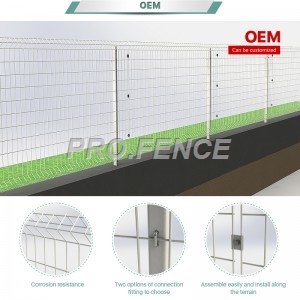 China Wholesale 358 Anti-Climbing Fence Company - L-shaped welded wire mesh fence for architectural buildings  – Pro