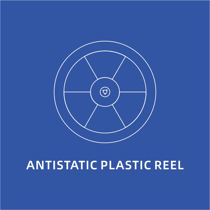 Sinho's ANTISTATIC PLASTIC REELS provide excellent protection for components that are packaged in carrier tape for presentation to pick and place machines. 