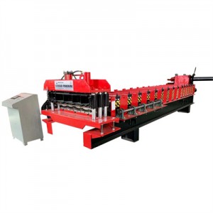 China Automatic Forming Machine Factory -  glazed tile roll making machine glazed and IBR double layer roofing sheet roll forming machine – Xinnuo