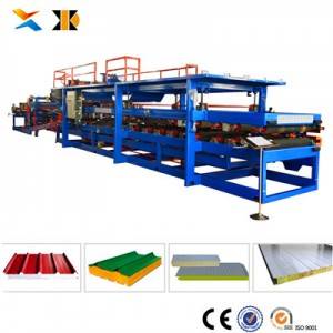 sandwich panels production machine line iron sheet rolling machine roofing sheet forming machinery
