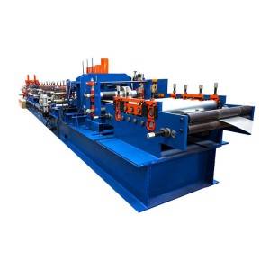 full auto c purlin roll forming machine with gear box C Purlin Roll Forming Machine with Servo Flying Cut