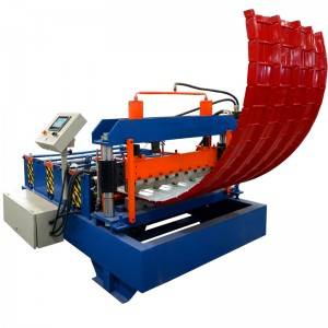 Cheapest Price Metal Arch Roofing Sheet Curving Roll Forming Machine for Sale