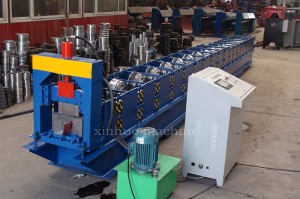 Short Lead Time for China Color Steel Panel Metal Rain Gutter Roof Downspout Roll Forming Machine with Discount