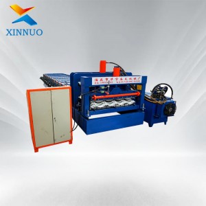 High-Quality Roll Forming Machine For Sale Manufacturers - glazed tile roll foming machine metal forming machine roll former roofing machine – Xinnuo