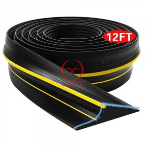 Monyako oa Garage Bottom Threshold Seal Strip Floor Barrier Weatherstrip