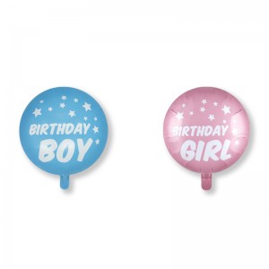 Birthday parties are decorated with round balloons