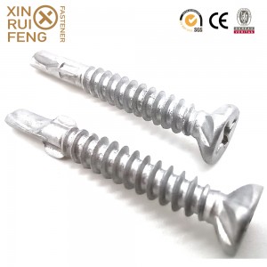 Xinruifeng Fastener Csk Head Self Drilling Screws With Wings