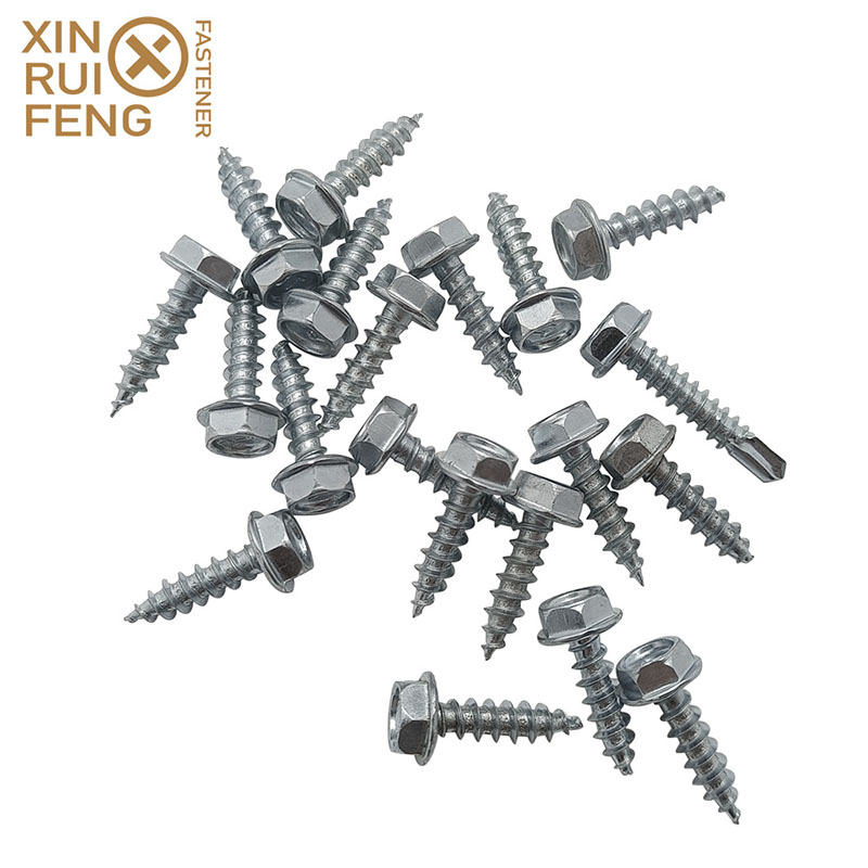 Popular Design for 2 Self Tapping Screws - China Manufacturer Fastners Hex Pan Head Zinc Plated Self Tapping Screw – Xinruifeng
