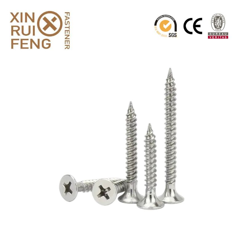 Xinruifeng Fastener SS 304 stainless bugle head gypsum board drywall screws