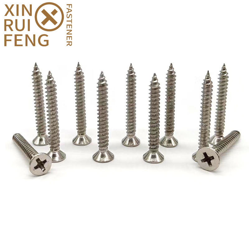 Personlized Products 10mm Self Tapping Screws - Nickel Plating Countersunk Head Self Tapping Screws – Xinruifeng