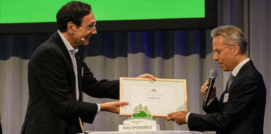 FAG won the 2021 Railsponsible Supplier Award