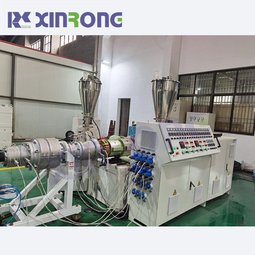 Renewable Design for Double Wall Pipe Extruder - Plastic PVC UPVC CPVC pipe making extruder machine – Xinrongplas