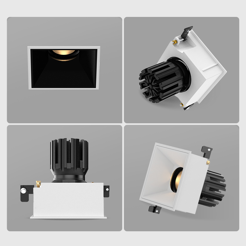 Square Recessed Downlights Embedded LED Can Light LED Ceiling Spotlights Indoor Recessed Lighting Featured Image