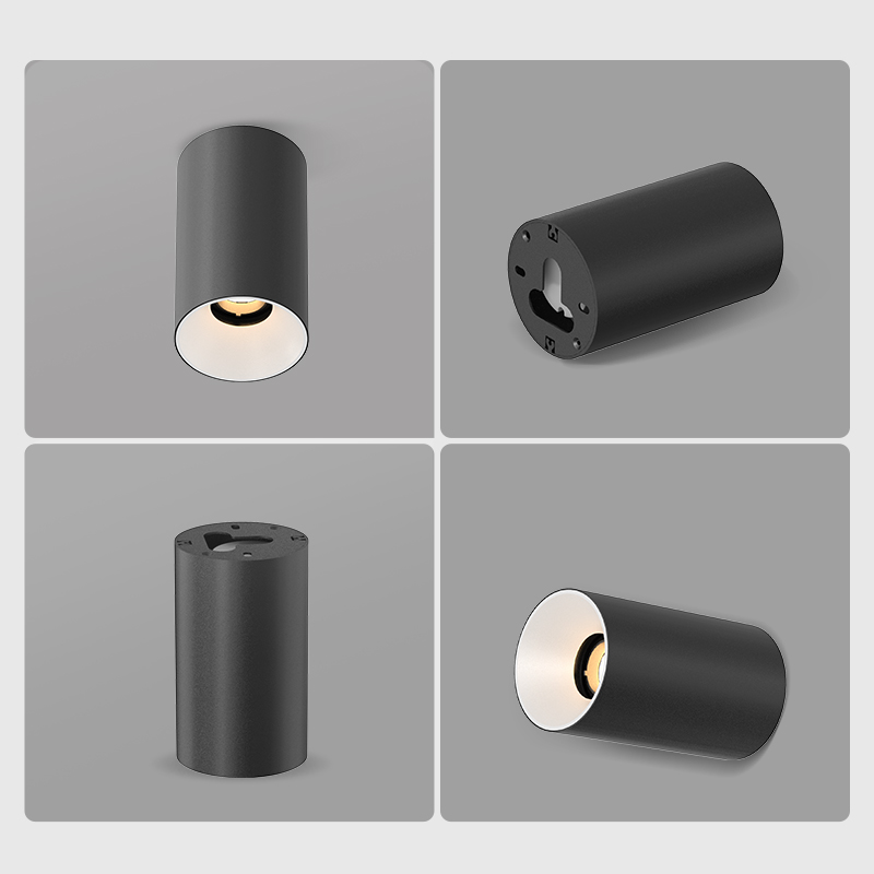 LED COB Downlights Surface Mounted Spotlights Cylindrical LED Ceiling Lamps For Indoor Lighting Featured Image