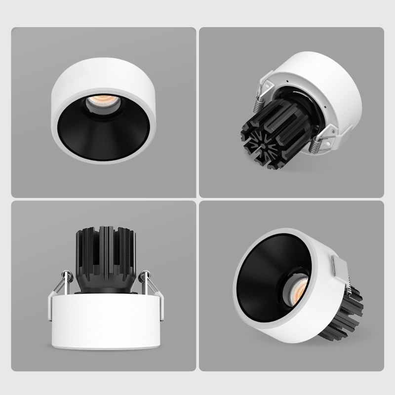 Semi-recessed LED COB Downlight Can Lights In Ceiling Led Recessed Lighting Ceiling Spotlight Featured Image