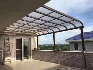 Factory supplier pc solid sheet,pc hollow sheet, pc corflute sheet using for parking shed sitting shed canopy good price