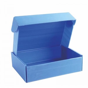 Manufacturer of pp virgin material corrugated box for the package, turnover box container in China