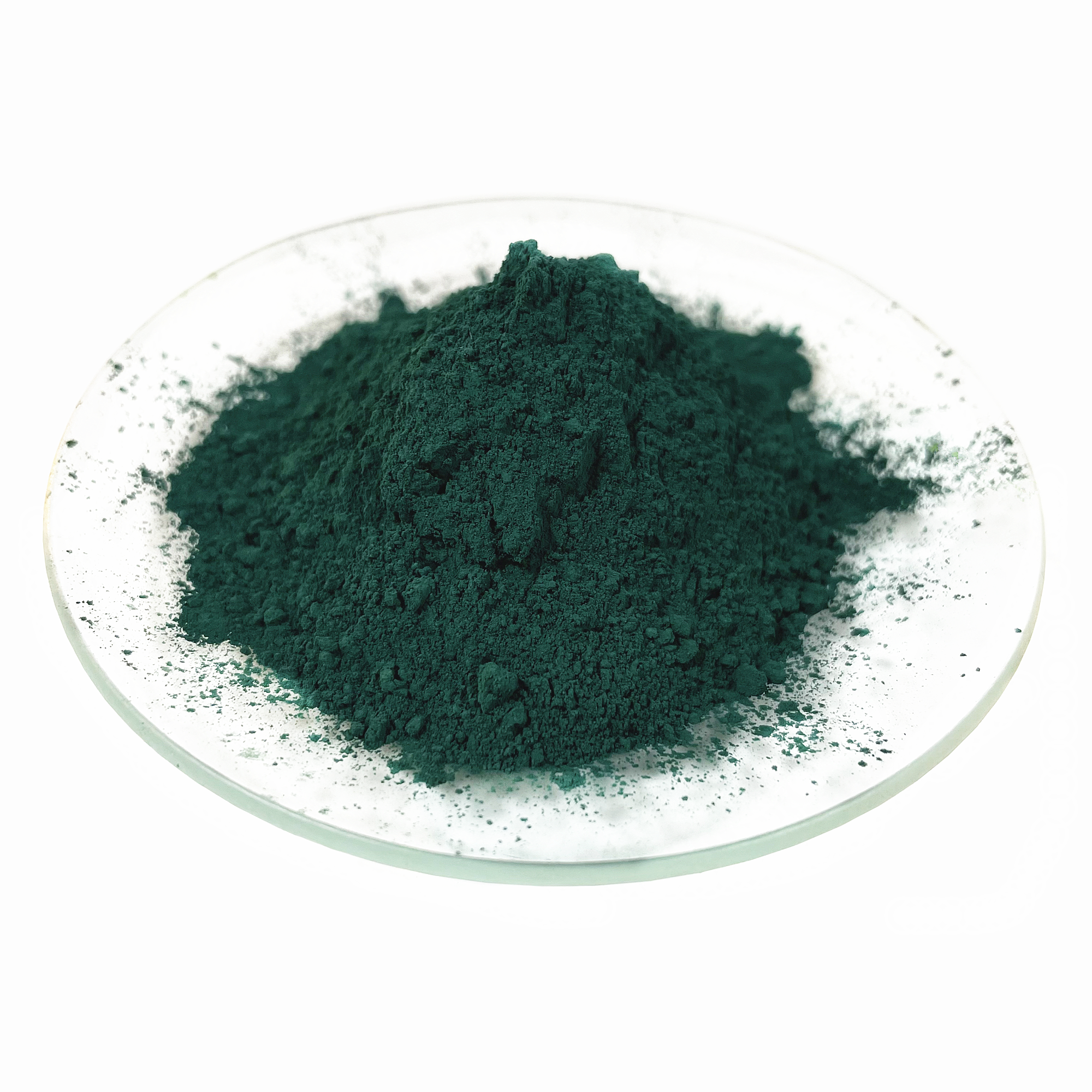 ผงเม็ดสีอนินทรีย์สีเขียวออกไซด์ของเหล็กสำหรับอิฐซีเมนต์คอนกรีต