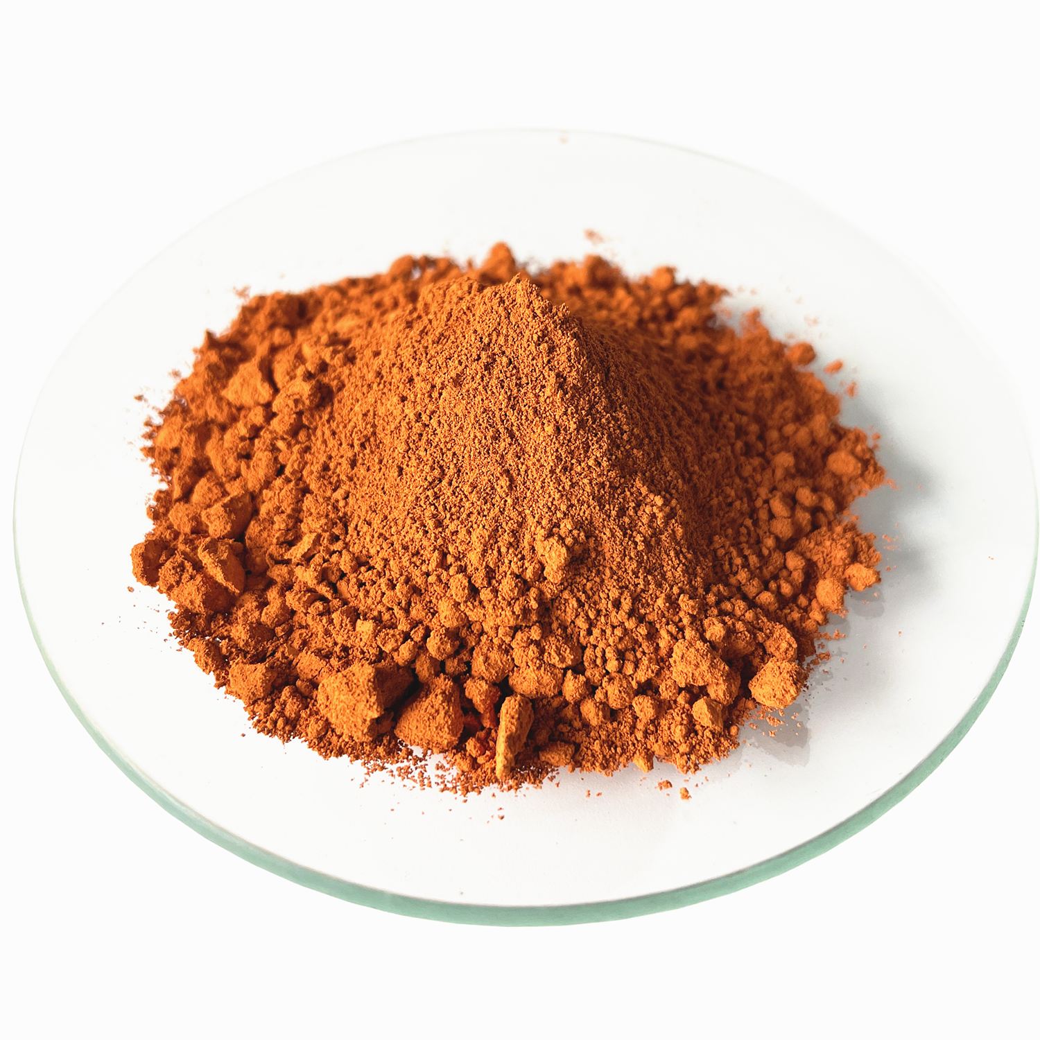ขายร้อน CAS 1332-37-2 เกรดอุตสาหกรรมเคลือบเซรามิกเหล็กออกไซด์เม็ดสีสีส้ม