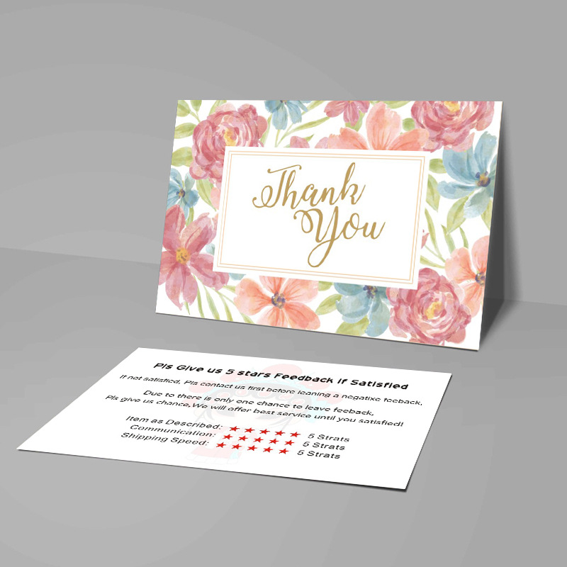 Printed Display Card Products –  thank you cards – XINTIANDA PACKAGING