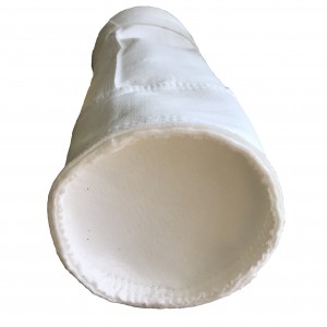 Polyester needle punched felt water and oil repellent electrostatic dust filter bag boiler high temperature dust filter bag