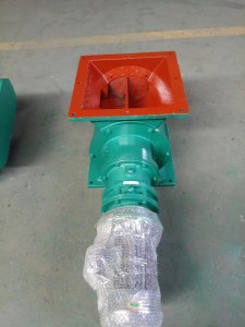 Carbon steel grain powder fly ash electric discharge rotary valve